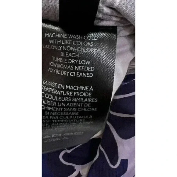 Free People She's Something Else Printed Mini Skirt Womens Size L Pruple FLoral - Picture 11 of 14